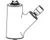 Moen 101484V Ivory Puretouch Euro Spout Receptor Kit Moen 101484V Ivory Puretouch Euro Spout Receptor Kit