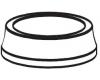 Moen 100011V Monticello & PureTouch Classic Ivory Kitchen Handle Escutcheon Ring