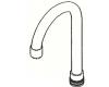 Moen Commercial 104430 Chrome Gooseneck Spout