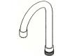 Moen 104433 Commercial Chrome Gooseneck Spout