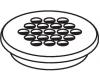 Moen 125752BN Brushed Nickel Grid Drain Cover Moen 125752BN Brushed Nickel Grid Drain Cover