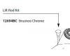 Moen 12694BC Brushed Chrome Lavatory Lift Rod & Knob Kit