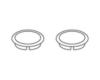 Moen 101204 Chateau Lavatory Knob Handle Inserts Moen 101204 Chateau Lavatory Knob Handle Inserts