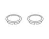 Moen 101204 Chateau Lavatory Knob Handle Inserts