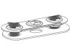 Moen 12541 Traditional Lavatory & Bar Deck Gasket