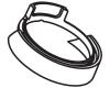 Moen 102567PM Villeta Platinum Lavatory Lever Handle Ring Shield