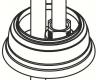 Moen 118882WR Wrought Iron 6102 Single Mount Escutcheon Moen 118882WR Wrought Iron 6102 Single Mount Escutcheon