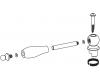 Moen 101417 Lavatory Porcelain Handle Kit Moen 101417 Lavatory Porcelain Handle Kit