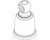 Moen 101421 Mini Widespread Porcelain Handle Hub Kit Moen 101421 Mini Widespread Porcelain Handle Hub Kit