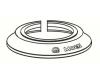 Moen 103760 Monticello Chrome Widespread Spout Escutcheon Moen 103760 Monticello Chrome Widespread Spout Escutcheon