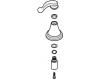 Moen 129823BN Brushed Nickel Cold Handle Kit Moen 129823BN Brushed Nickel Cold Handle Kit