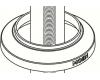 Moen 133482BN Brushed Nickel Escutcheon Moen 133482BN Brushed Nickel Escutcheon