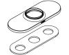 Moen 133483BN Brushed Nickel Deck Plate Kit Moen 133483BN Brushed Nickel Deck Plate Kit