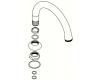 Moen 124014NL Nickel Spout Kit Moen 124014NL Nickel Spout Kit