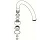 Moen 124014NL Nickel Spout Kit