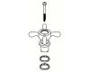 Moen 124016NL Nickel Hot Handle Kit Moen 124016NL Nickel Hot Handle Kit