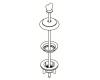 Moen 124022NL Nickel Lift Rod Kit Moen 124022NL Nickel Lift Rod Kit