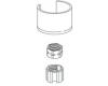 Moen 146927 Mounting Hardware Single Handle Pullouts Moen 146927 Mounting Hardware Single Handle Pullouts