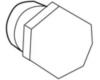 Moen 101100 Push-Button Diverter Plug Moen 101100 Push-Button Diverter Plug