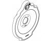 Moen 125755 Chrome Posi-Temp Shower Escutcheon