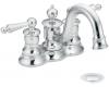 Moen S412 Waterhill Chrome 4" Centerset Faucet with Pop-Up