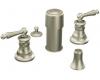 Moen S415BN Waterhill Brushed Nickel 6-16" Bidet Faucet with Lever Handles