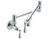 Moen S664 Pot Filler Chrome Two-Handle Kitchen Faucet