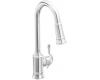 Moen S7208C Woodmere Chrome Single-Handle High Arc Pulldown Kitchen Faucet