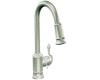 Moen S7208CSL Woodmere Classic Stainless Single-Handle High Arc Pulldown Kitchen Faucet