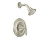 Moen T2132BN Eva Brushed Nickel Posi-Temp Shower Trim Kit with Lever Handle