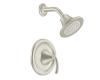 Moen Icon T2142BN Brushed Nickel Posi-Temp Shower Trim Kit with Lever Handle