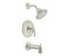 Moen Icon T2143BN Brushed Nickel Posi-Temp Tub & Shower Trim Kit with Lever Handle