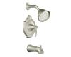 Moen T2503BN Vestige Brushed Nickel Posi-Temp Tub & Shower Trim Kit with Lever Handle