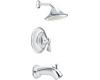 Moen Asceri T2807 Chrome Posi-Temp Tub & Shower Trim Kit with Lever Handle