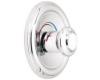 Moen Castleby T3108CPC Chrome/Porcelain Moentrol Pressure Balance Trim Kit with Knob Handle