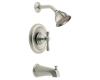 Moen T3113AN Kingsley Antique Nickel Tub & Shower Trim Kit with Lever Handle