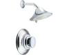 Moen Asceri T3161CPM Chrome/Platinum Moentrol Shower Trim Kit with Knob Handle