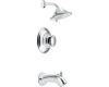 Moen Asceri T3162 Chrome Moentrol Tub & Shower Trim Kit with Knob Handle