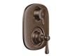 Moen T4111ORB Kingsley Oil Rubbed Bronze Transfer Valve Trim Kit with Knob & Lever Handle