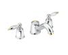 Moen Castleby T4933CP Chrome/Polished Brass Roman Tub Faucet Trim Kit with Lever Handles