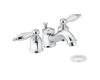 Moen T4955 Castleby Chrome 4" Mini Widespread Trim Kit with Pop-Up & Lever Handles