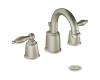 Moen Castleby T4985BN Brushed Nickel 8-16" Widespread Trim Kit with Lever Handles