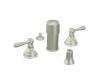 Moen T5210BN Kingsley Brushed Nickel Bidet Trim Kit with Lever Handles