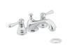 Moen Kingsley T6103 Chrome Mini Widespread Trim Kit with Lever Handles