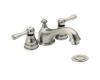 Moen Kingsley T6103AN Antique Nickel Mini Widespread Trim Kit with Lever Handles