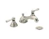 Moen T6105AN Kingsley Antique Nickel Widespread Trim Kit with Lever Handles