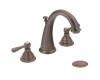 Moen T6125ORB Kingsley Oil Rubbed Bronze Widespread Trim Kit with Lever Handles