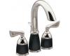 Moen Asceri T6506NLBL Nickel/Matte Black 4" Centerset Faucet Trim Kit with Pop-Up