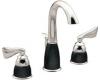 Moen Asceri T6515NLBL Nickel/Matte Black 8-16" Widespread Faucet Trim Kit with Pop-Up