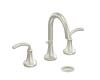 Moen Icon T6520BN Brushed Nickel 8-16" Widespread Faucet Trim with Lever Handles & Pop-Up